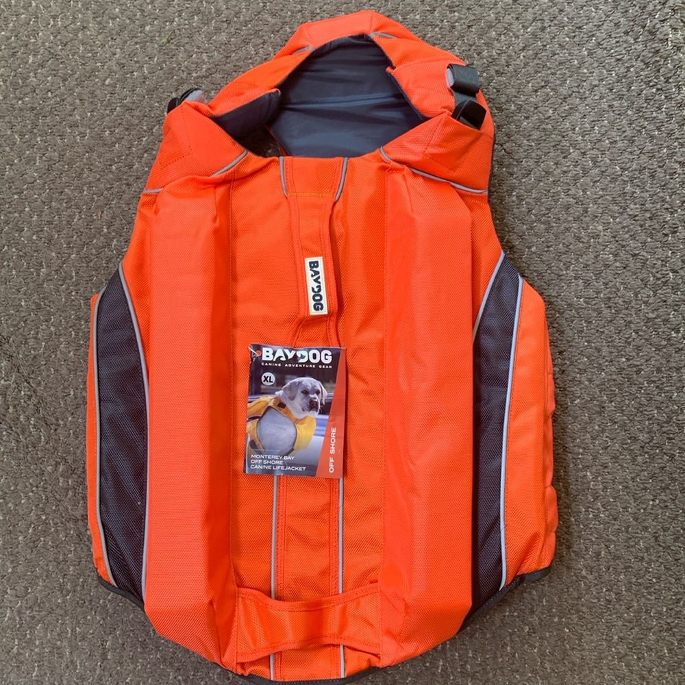 Orange Dog Life Jacket
